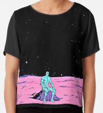 Dr. Manhattan sitzt auf dem Mars (Comic) Chiffontop