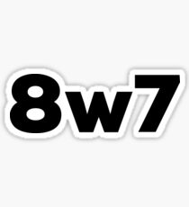 8w7 Enneagram Type Sticker