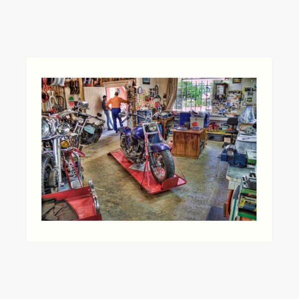 High Country Motorcycles Art Print