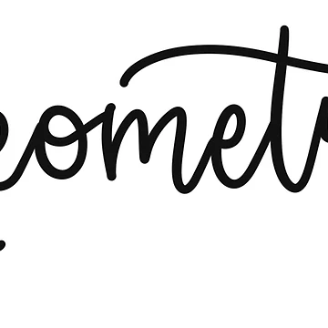 Artwork thumbnail, Geometry - Folder/Binder Sticker by RT-Lettering