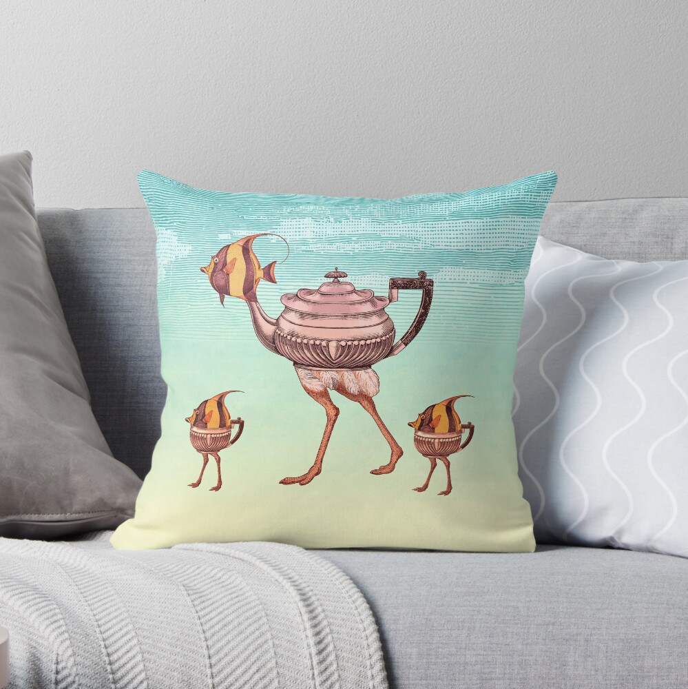 Item preview, Throw Pillow designed and sold by pepetto.