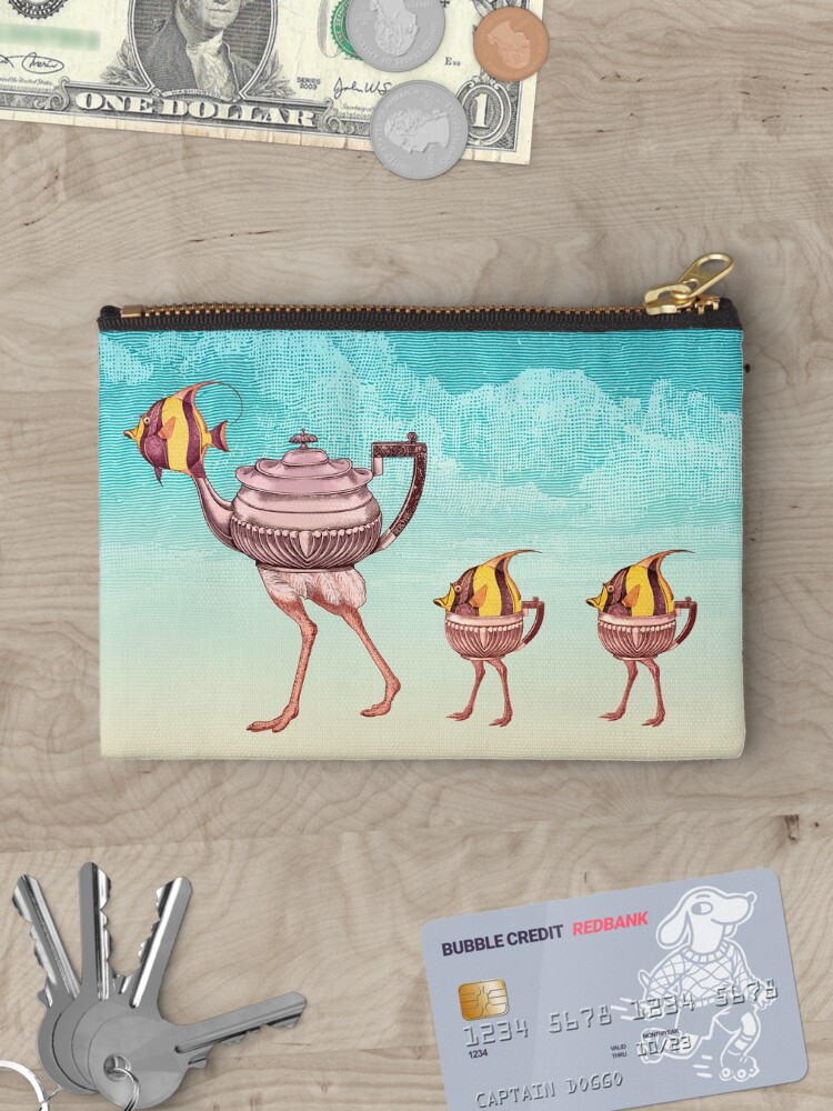 Thumbnail 3 of 4, Zipper Pouch, The Teapostrish Family designed and sold by pepetto.