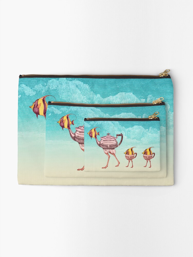 Thumbnail 2 of 4, Zipper Pouch, The Teapostrish Family designed and sold by pepetto.