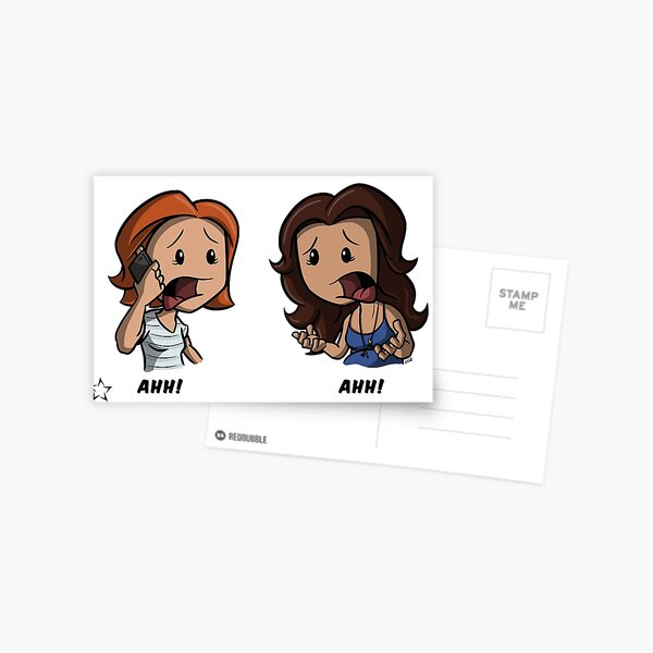 AHH AHH Postcard