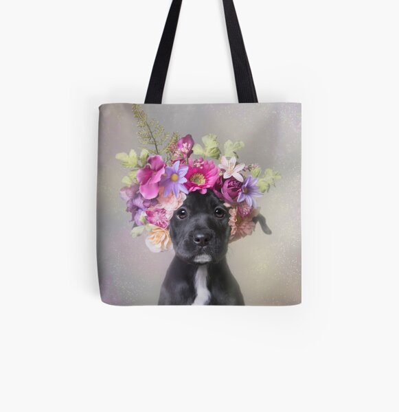 Flower Power, Joey All Over Print Tote Bag