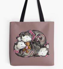Sleeping Opossums Tote Bag