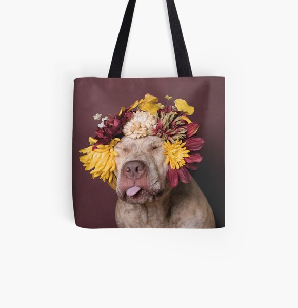 Flower Power, Walter being silly All Over Print Tote Bag