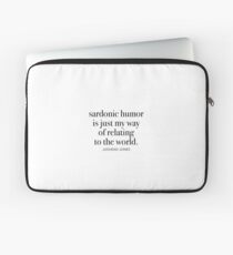 Jughead Jones-Sardonic Humor Laptop Sleeve