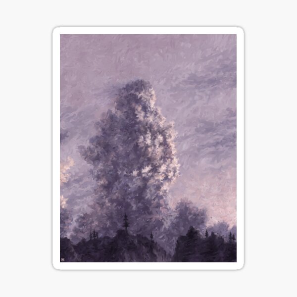 Lavender Glow Sticker