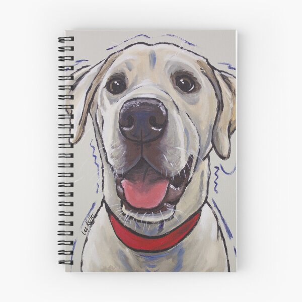 Item preview, Yellow Lab Art, Cute Yellow Labrador Retriever Art designed and sold by leekellerart.