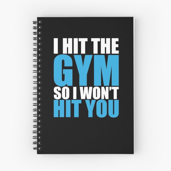 Item preview, I Hit The Gym So I Won't Hit You designed and sold by Superhero Gear.