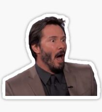 Pegatina Sorprendido Keanu