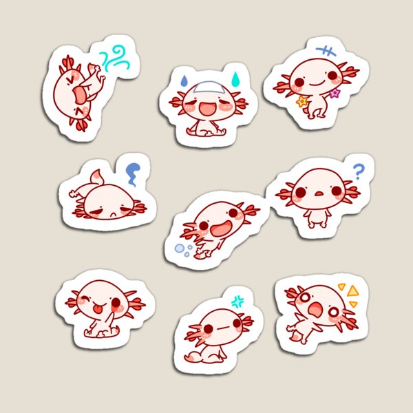 Eloise the Axolotl Magnet