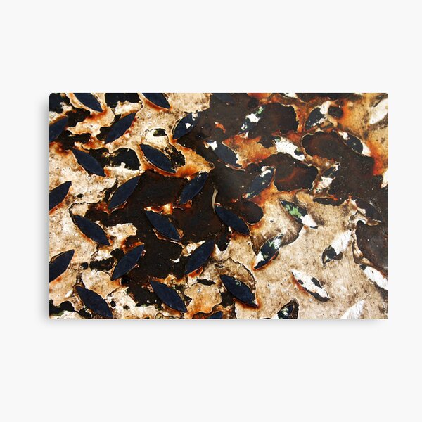 Grunge Metal Print