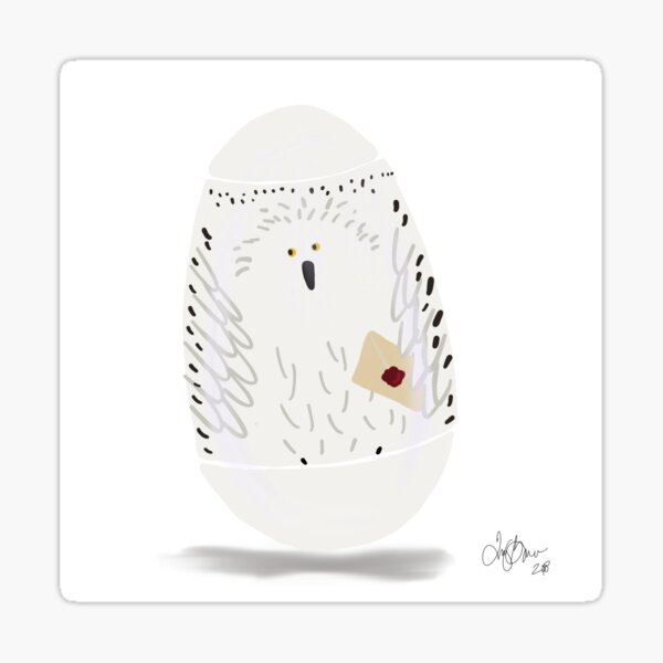 Hedwig with You’re a Wizard, Harry! Sticker
