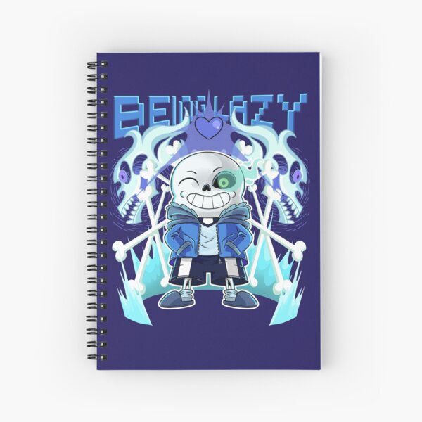 Undertale Sans Pixel Art | Spiral Notebook