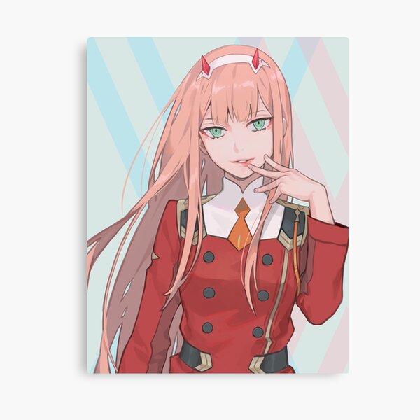 Zero Two (Liebling im franxx) Leinwanddruck