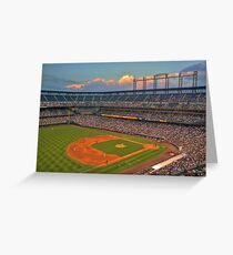 Coors Field Greeting Card