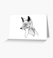 The Hatched Fox Greeting Card