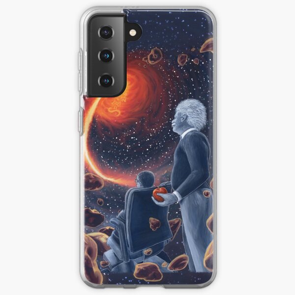 Ghosts in the Sky: Einstein and Hawking Samsung Galaxy Soft Case