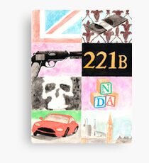 221B Baker Street Canvas Print