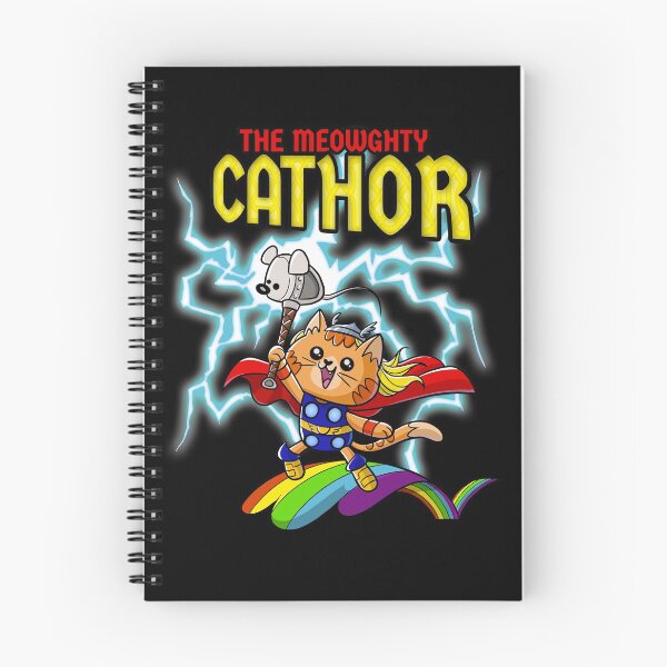 Artikelvorschau, Katze Thor mächtige Katze Blitz Caped Kitty Comic entworfen und verkauft von AlteregoShop.