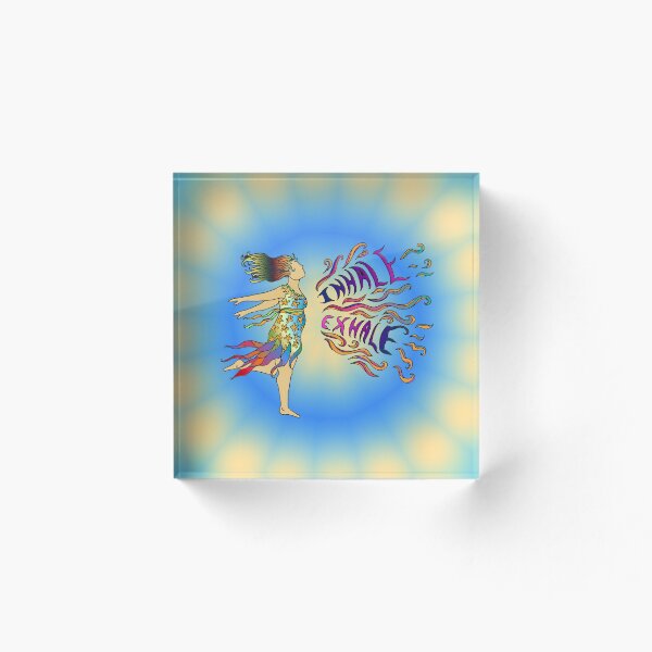 Item preview, Curvy Rainbow Goddess Inhale Exhale designed and sold by Wildwoosi.