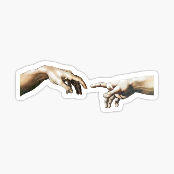 Hand of God Sticker