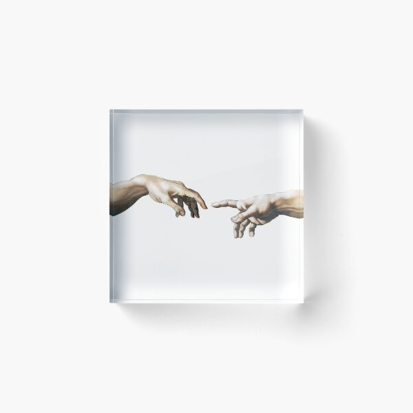 Hand of God Acrylic Block