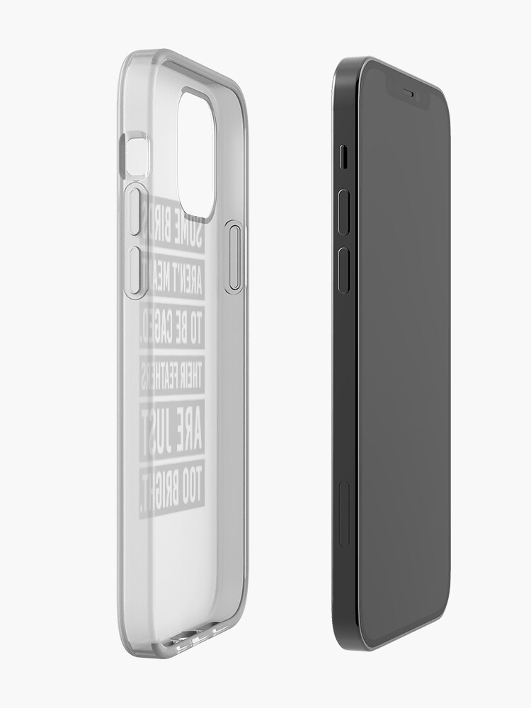 Coque Iphone Citation De Plumes D Oiseaux Par Tipografia Redbubble
