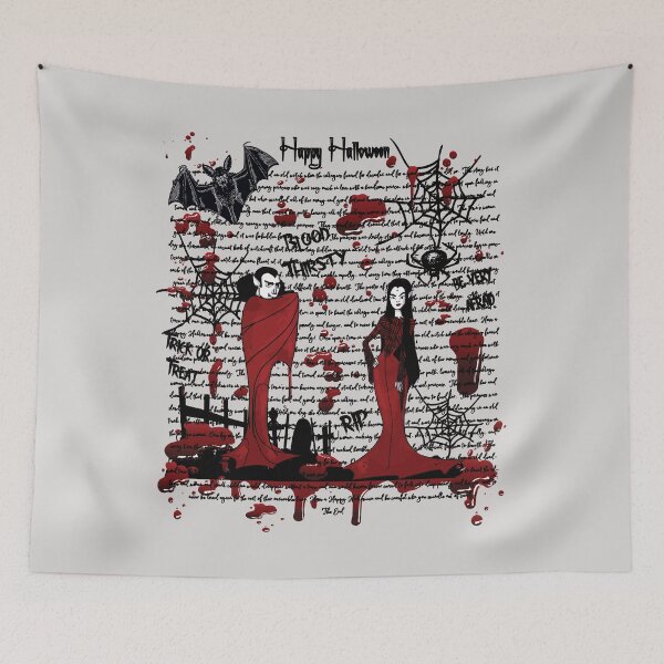 Item preview, Happy Halloween Bloody Vampire T-Shirts designed and sold by Jecolds.