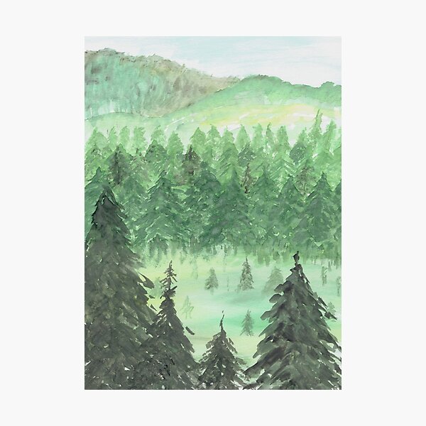 Item preview, Pine Tree Mountains designed and sold by shahuskies.