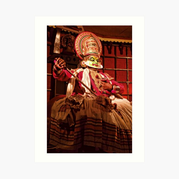 Kathakali Dancer - India Art Print