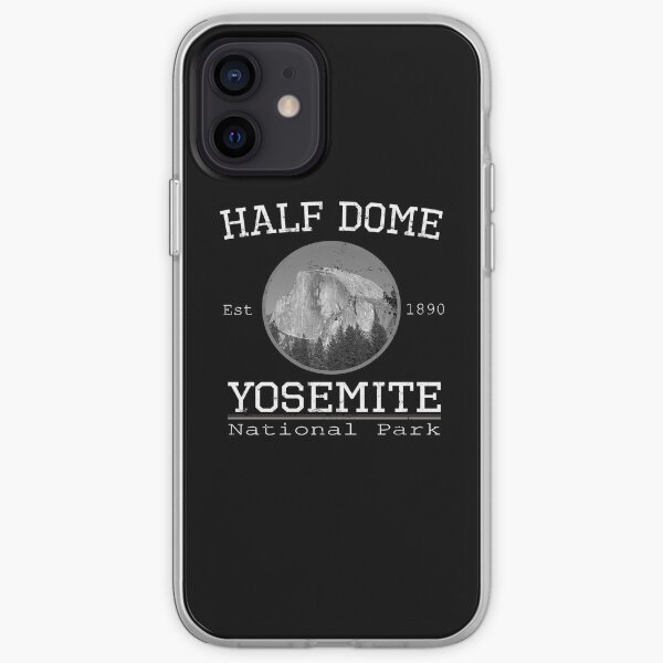 Half Dome Yosemite National Park Vintage Design iPhone Soft Case