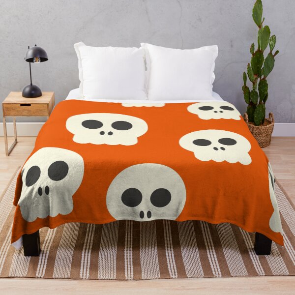 Item preview, Halloween Skulls Pattern designed and sold by FotoArtist.