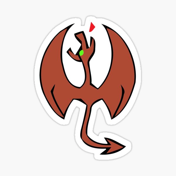 Dragon (variante rouge) Sticker