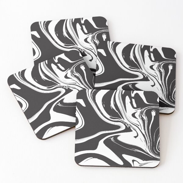 Item preview, Black and White Liquid Ink Zebra Style designed and sold by FotoArtist.