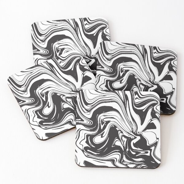 Item preview, Black and White Liquid Ink Zebra Style designed and sold by FotoArtist.