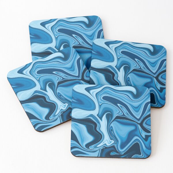 Item preview, Blue Ocean Mesh Liquid Ink designed and sold by FotoArtist.