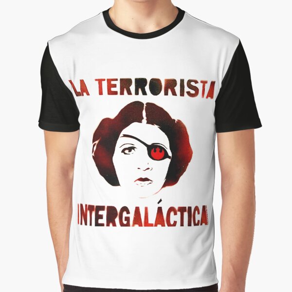 Vista previa del artículo con la obra «La Terrorista Intergalactica de MrMAHAFFEY», diseñado y vendido por MrMAHAFFEY.
