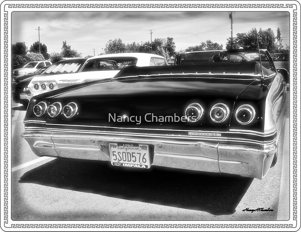 &ldquo;Tail Lights 1965 Chevy Impala&rdquo; by NancyC | Redbubble