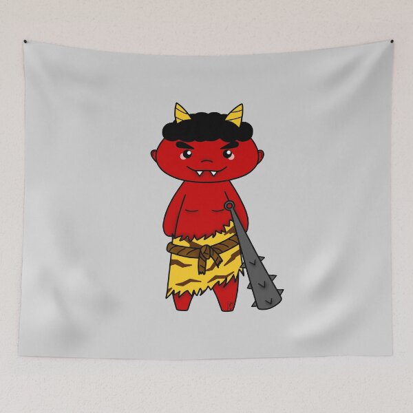 Item preview, Japanese yokai : Setsubun Oni - fantastic monster designed and sold by rainbowcho.