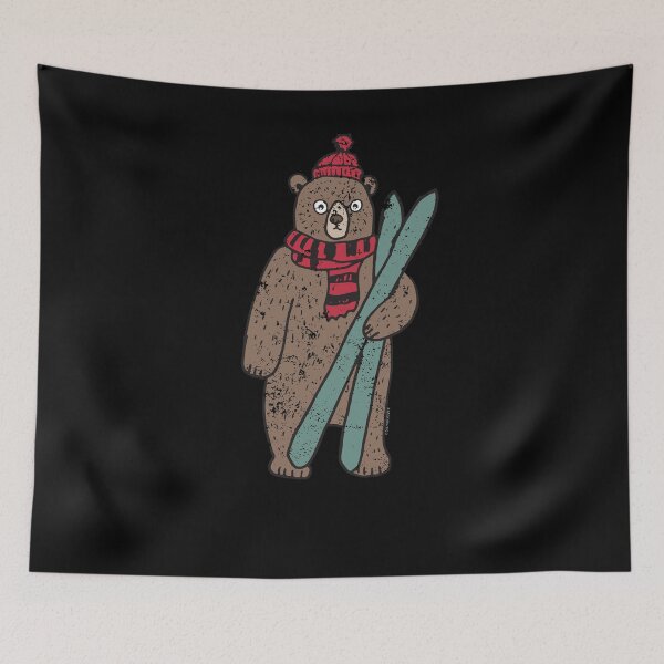 Item preview, Snow Skis Downhill Skiing Bear Cute Ski Shirt Ski Gear designed and sold by shoppzee.