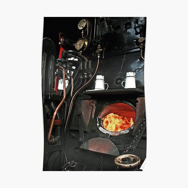 tea on the firebox Poster