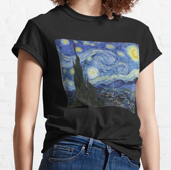 van gogh starry night shirt