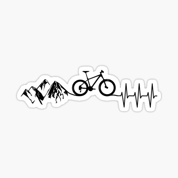 Item preview, MTB Mountains and Heartbeat designed and sold by hadicazvysavaca.