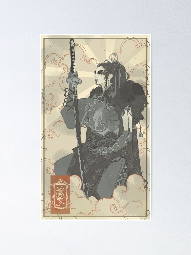 "Yasha 01" Poster for Sale by caemielilium | Redbubble