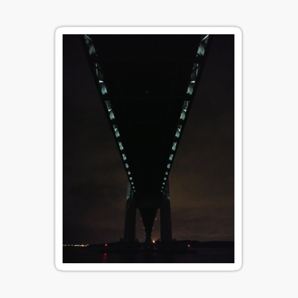 Verrazano Narrows Bridge, #Verrazano, #Narrows, #Bridge, #VerrazanoNarrowsBridge, #VerrazanoBridge, NewYorkCity, NewYork, Brooklyn, Staten Island Sticker