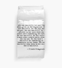 Sie war wunderschön - F Scott Fitzgerald Bettbezug