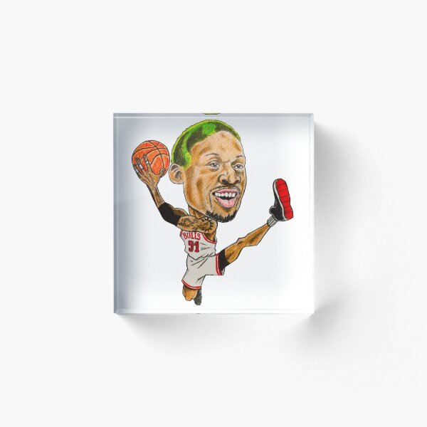 Rodman Caricature Acrylic Block